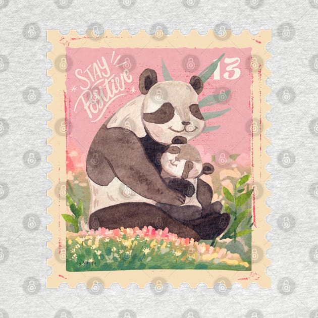 Mother Panda and Lovely Cub Moment by Natifa